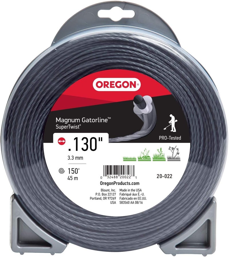Oregon 20-022 Gatorline Super-Twist Magnum 1-Pound Coil of .130-Inch-by-150-Foot String Trimmer Line - Image 1
